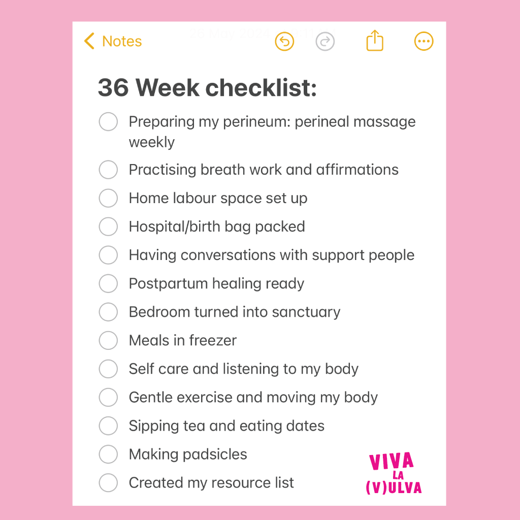 The Home Stretch: Third Trimester Checklist for Mamas